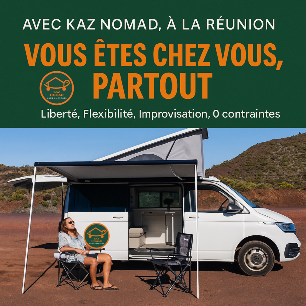 chez vous partout avec kaz nomad &agrave; la r&eacute;union 